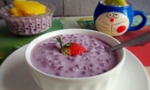 紫薯椰漿西米露