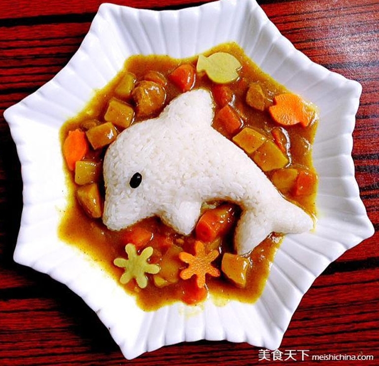 海豚咖喱土豆雞飯（懶人版）