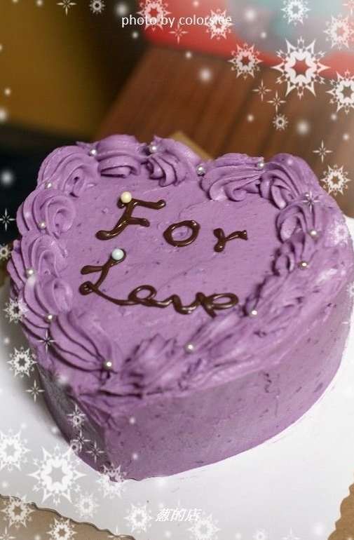 紫薯奶油海綿蛋糕