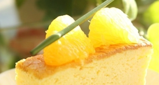 甜橙輕乳酪蛋糕