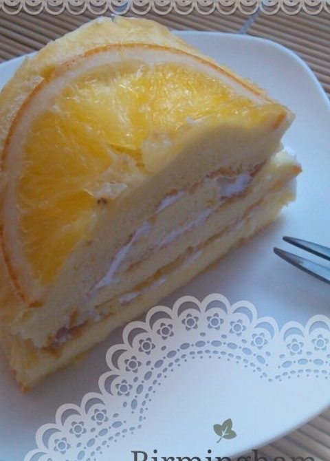果味清香香橙蛋糕卷