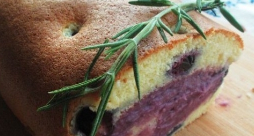 藍莓紫薯蛋糕卷