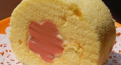 花型香腸蛋糕卷