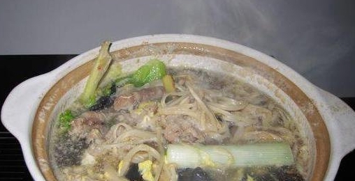 金針菇羊肉砂鍋煲