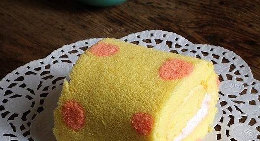 橙香波點蛋糕