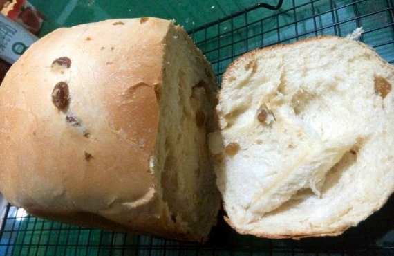 葡萄乾麵包麵包機版
