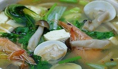 海鮮砂鍋豆腐