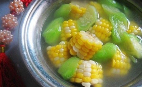 棱瓜玉米湯