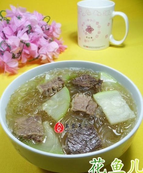 牛肉蒲瓜粉絲湯