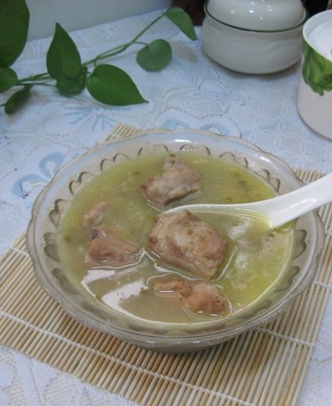 排骨綠豆湯
