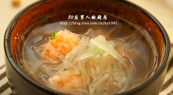 蘿蔔絲蝦丸湯