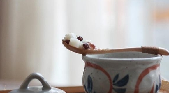 酒釀蜜豆年糕湯