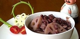 蓮藕紅豆湯