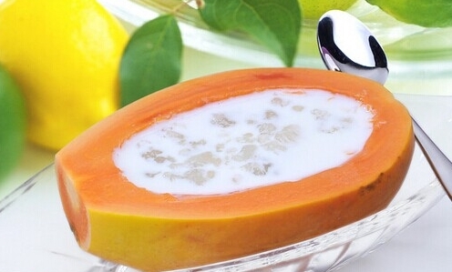 木瓜燉牛奶做法