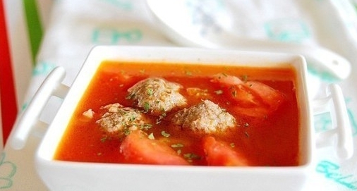 番茄牛丸湯