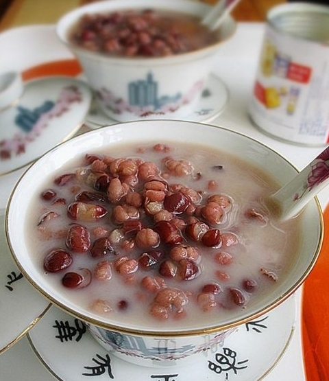 煉乳紅豆薏米湯