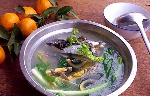 蔥香魚頭湯