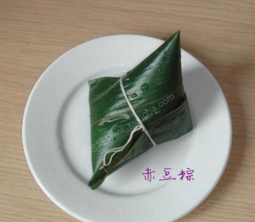 清香赤豆粽