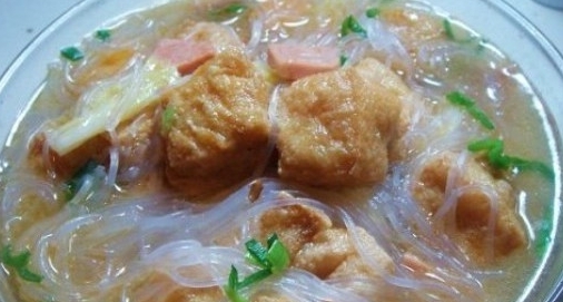 粉絲豆腐果湯