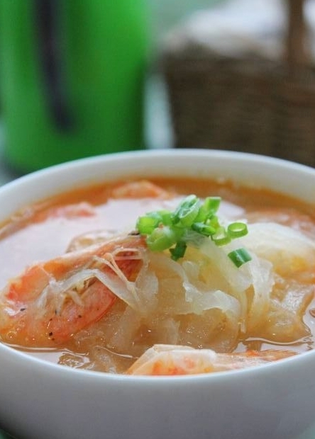 鮮蝦蘿蔔絲湯