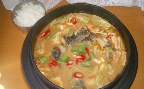 韓國料理黑魚醬湯