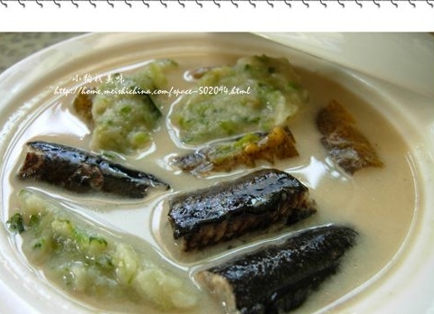 生菜疙瘩鱔魚湯