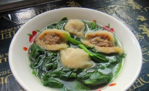 海螺丸菠菜湯
