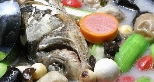 魚頭雜菜湯