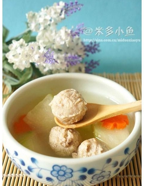 冬瓜肉丸清湯