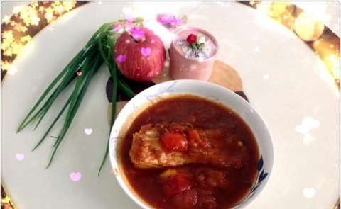 蕃茄煮鯇魚腩