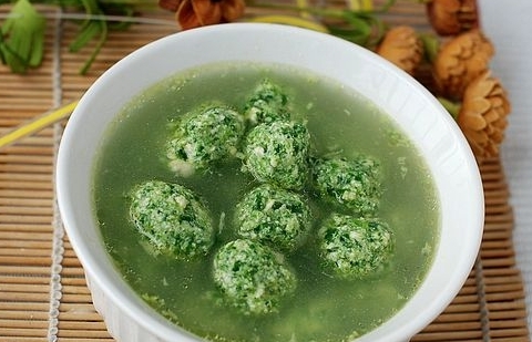 碧玉菠菜豆腐丸