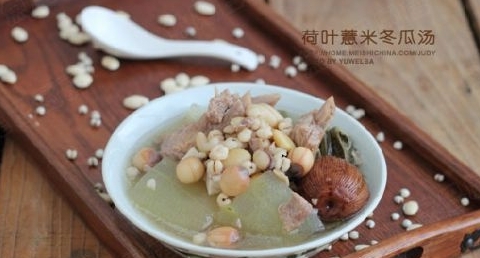 荷葉薏米冬瓜湯