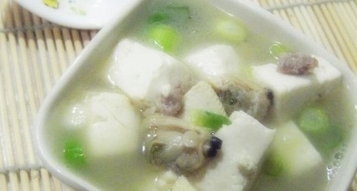 即食蜆子豆腐湯