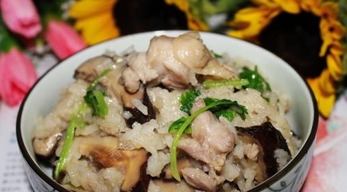 電飯煲之香菇糯米雞飯