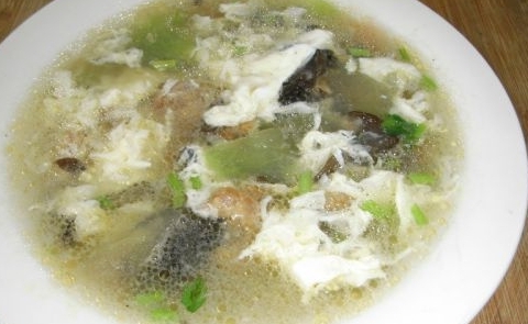 西瓜翠燒海米雞蛋湯