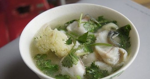 花菜魚片湯