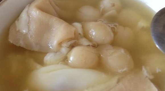 腐竹白果雞蛋湯