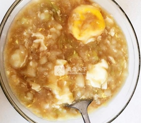 白菜雞蛋疙瘩湯