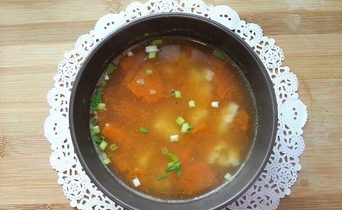 家庭製作南瓜麵疙瘩湯