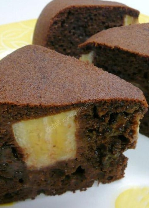 電飯鍋版巧克力香蕉蛋糕