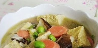 什錦凍豆腐湯