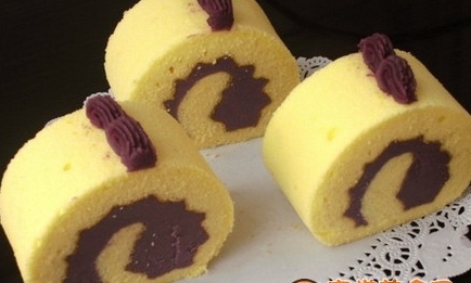 紫薯戚風蛋糕卷