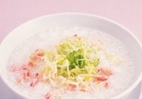 菠菜蝦米粥