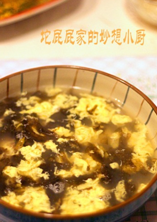 紫菜蝦米蛋花湯
