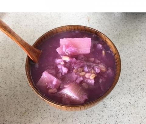 紫薯芋頭燕麥粥