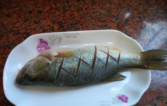紫蘇燒鱸魚