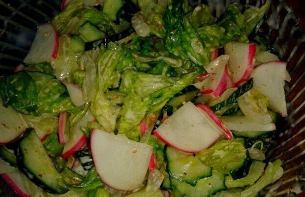焙煎芝麻蔬菜沙拉