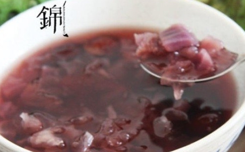 紫薯銀耳紅棗甜湯