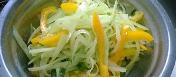 超素菜蔥油萵筍
