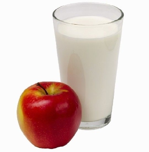 瘦身蘋果牛奶飲